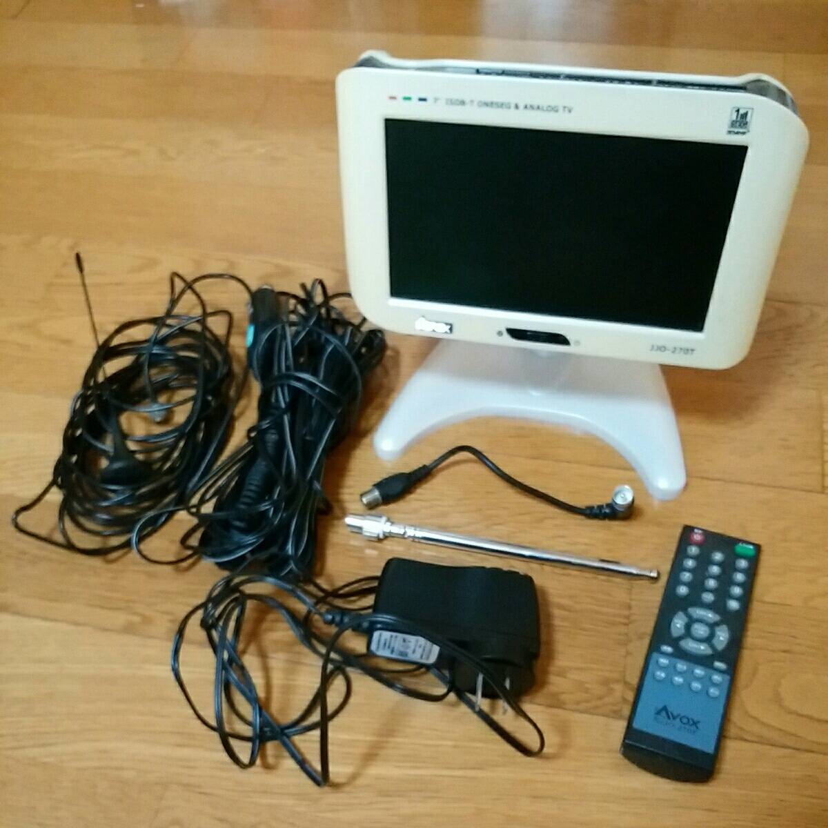 AVOX 7型液晶テレビ JJO-270T 車載パーツ付き 【公式通販】