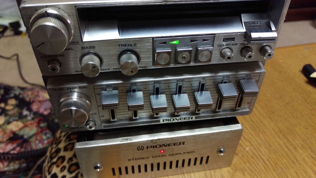パイオニア GM-40 ロンサム PIONEER KP-707G カーステレオ pioneer 