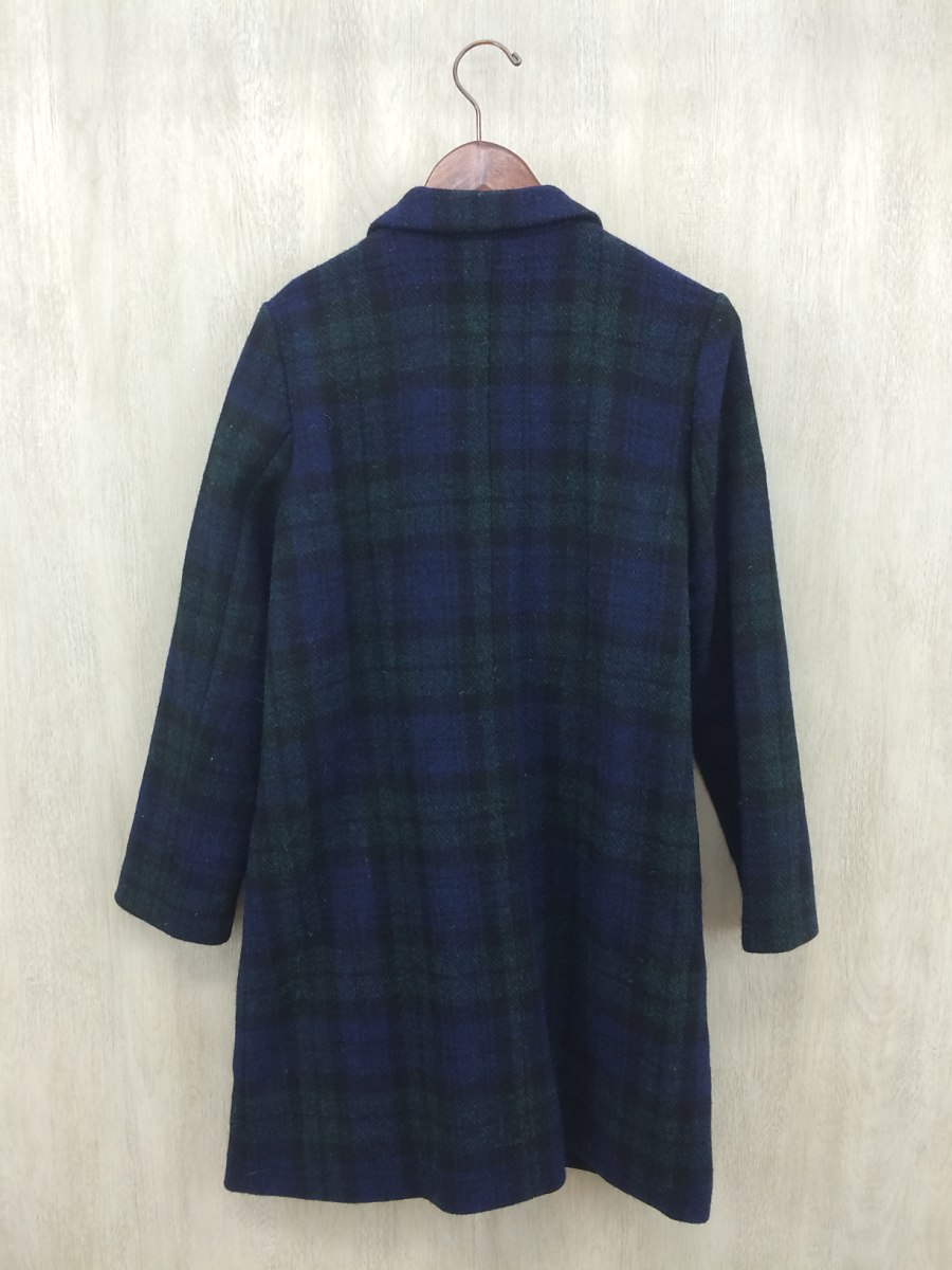 HARRIS TWEED◇チェスターコート/M/ツイード/NVY/チェック 【公式通販】