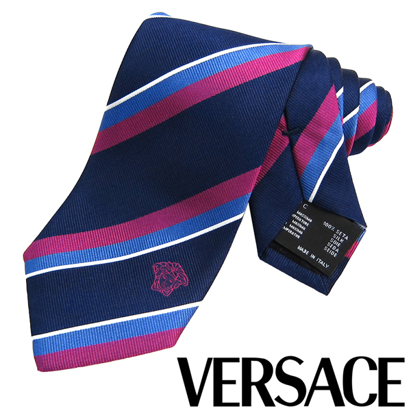 1円～VERSACE ヴェルサーチ ネクタイ 新柄 メンズ 紳士 (29) 定価18360