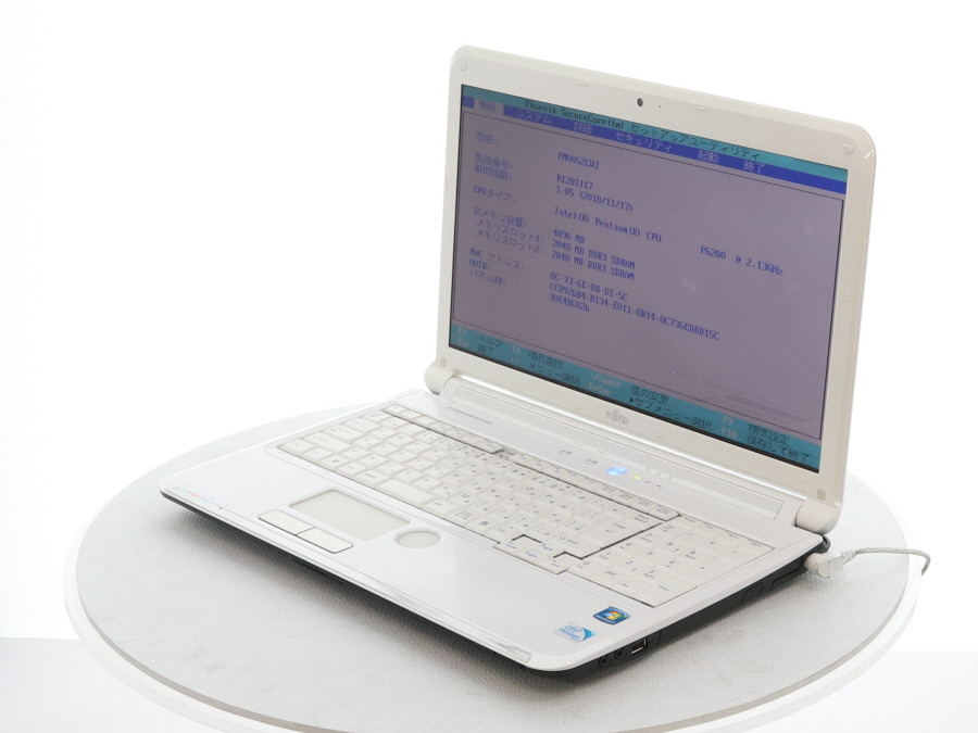 ノートPC Fujitsu LIFEBOOK AH52/C 新品SSD256GBに換装