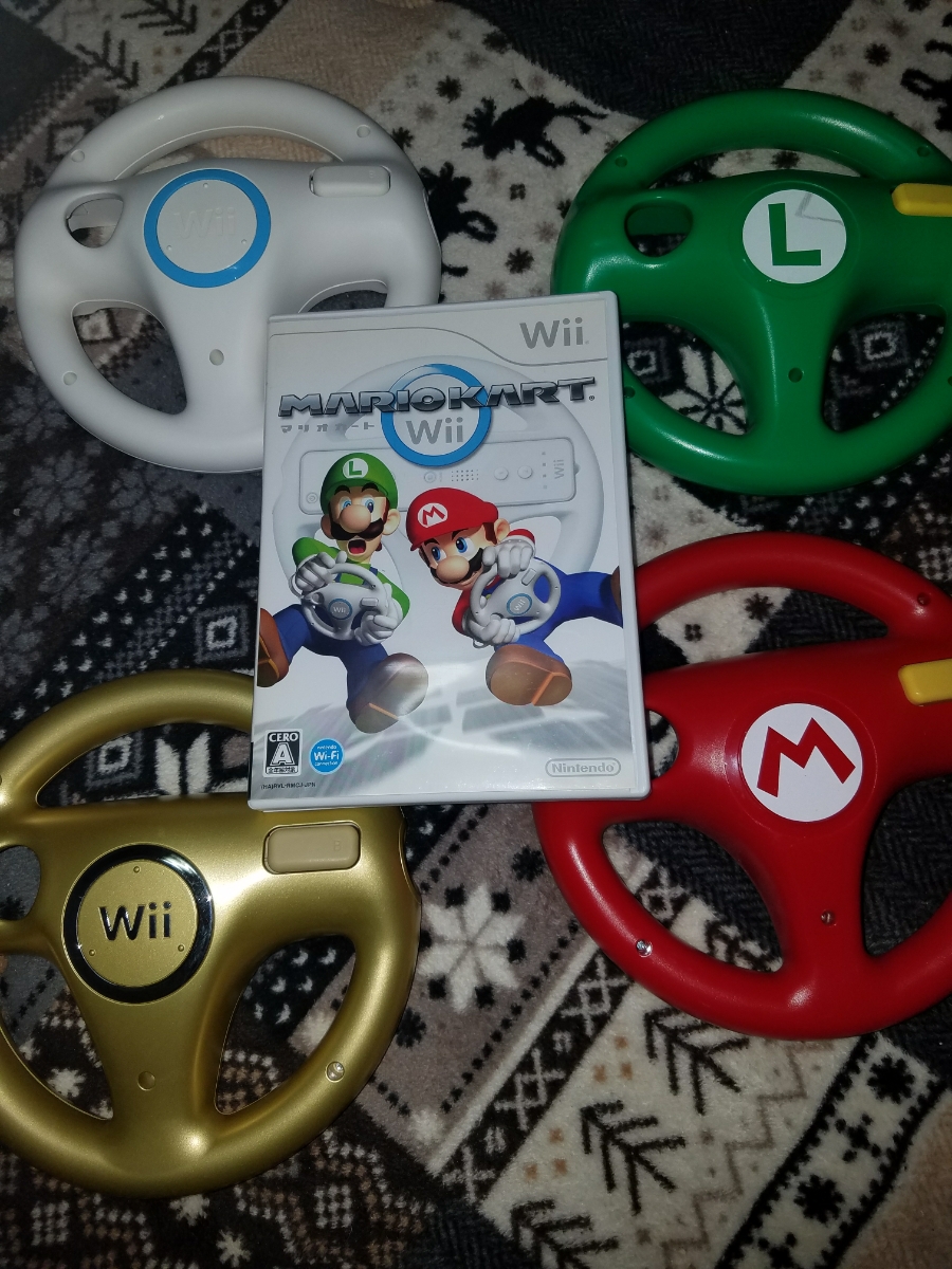 ◇ハンドル2個セット マリオカート ハンドル ゴールド メタル ◇ハンドル2個セット マリオカート ハンドル ゴールド メタル