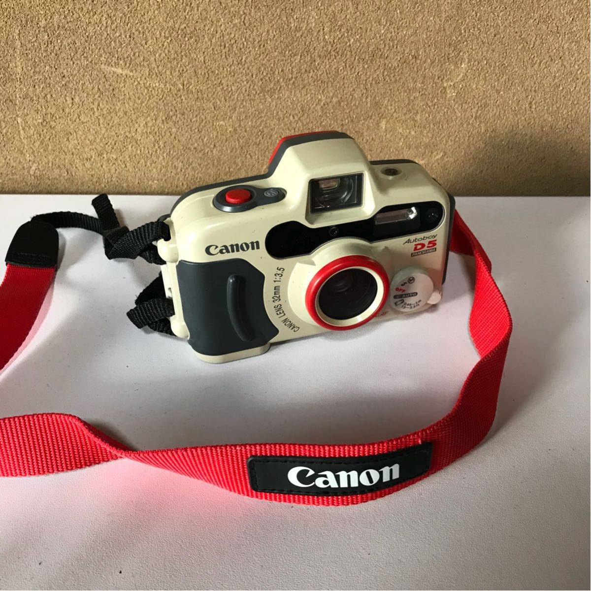D5 Autoboy Canon コンパクトフィルムカメラ オートボーイ 完動Canon