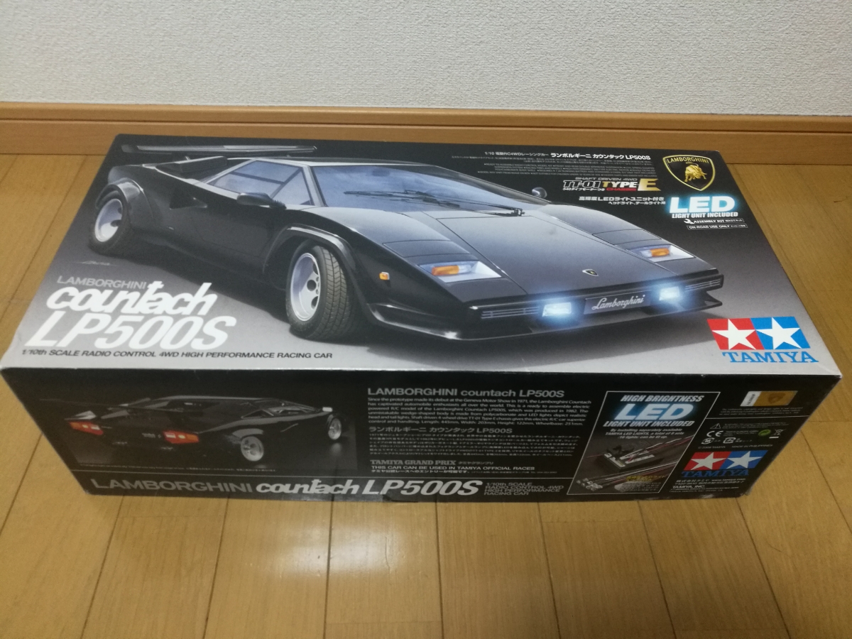 タミヤ 1/10 RC ランボルギーニ・カウンタック 新品】タミヤ 1/10 ランボルギーニ カウンタック LP500S (TT-01type E