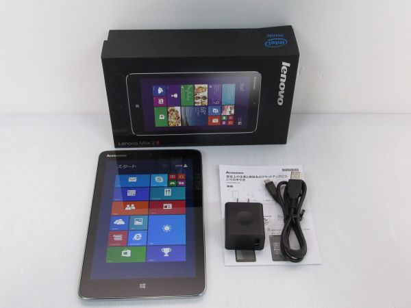 中古品☆Lenovo Miix 2 8 59428524☆Win8.1/8インチ/64GB/Windows