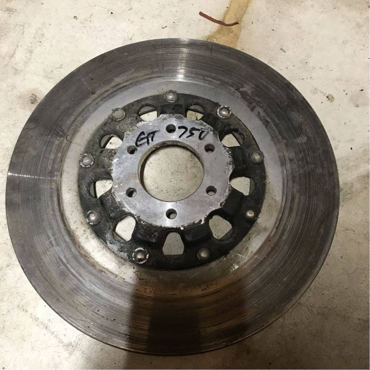 GT750 純正ディスク盤 GT750 純正 ディスクローター 当時物 SUZUKI スズキ カワサキ ブレーキ