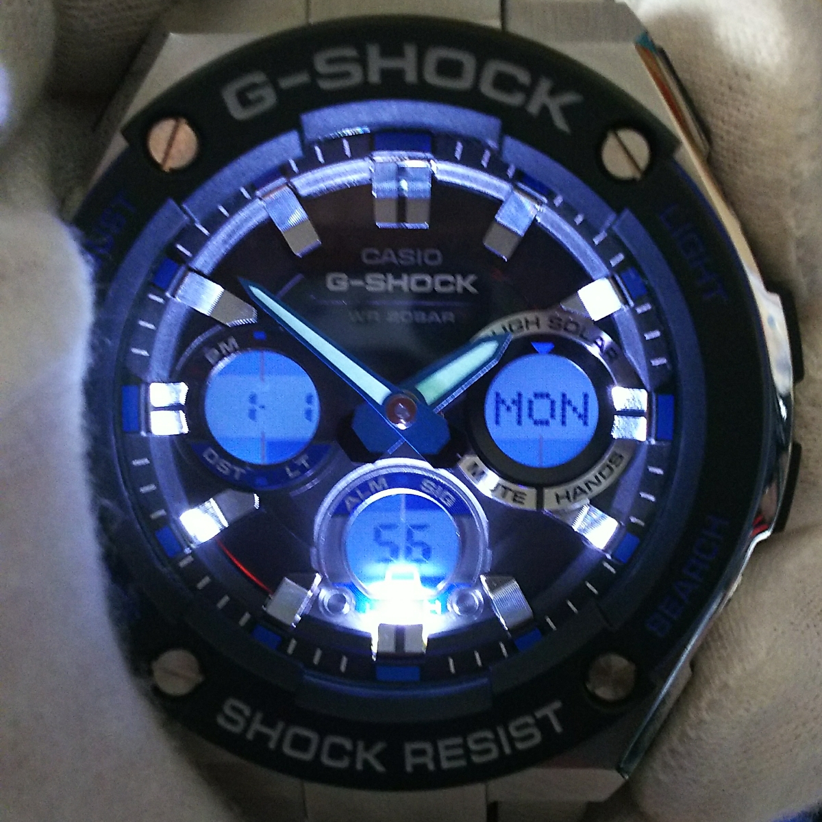 CASIO カシオ G-SHOCK g-steel gst-s100d LEDオートバックライト