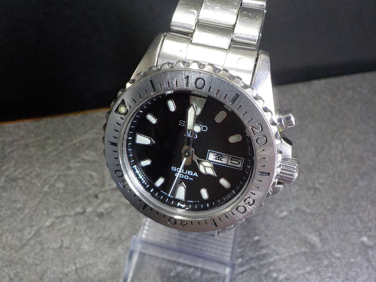 ☆1円～☆ SEIKO セイコー AGS 5M43-0C50 SCUBA ダイバー 200m 