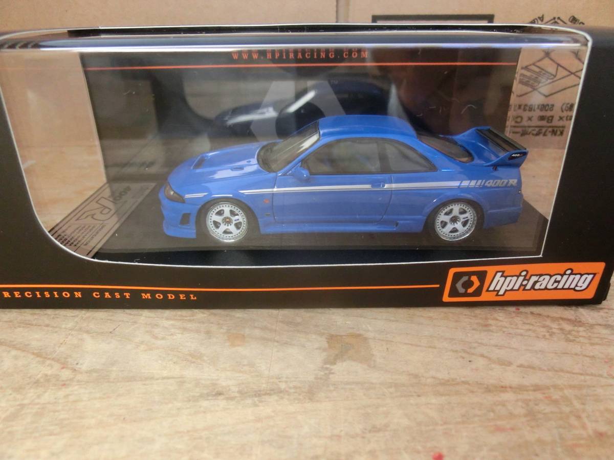 400R Blue GT-R HPI Nismo Skyline Nissan NISMO R33 Bayside 1⁄43
