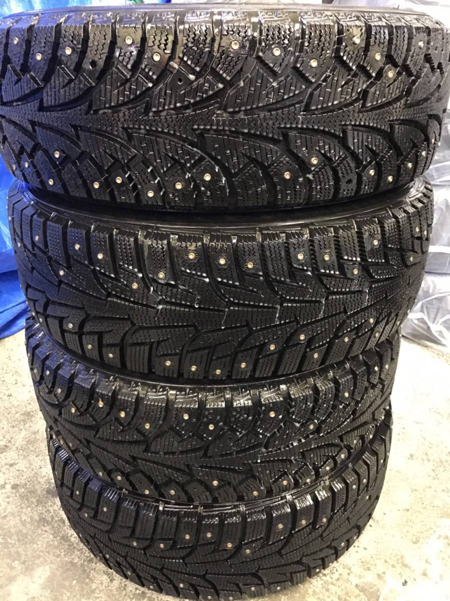 Hankook スパイクタイヤipikers185/65R15 ④ スパイクタイヤ！185/65R15ハンコックWINTER IPIKE4本セット1円スタ売