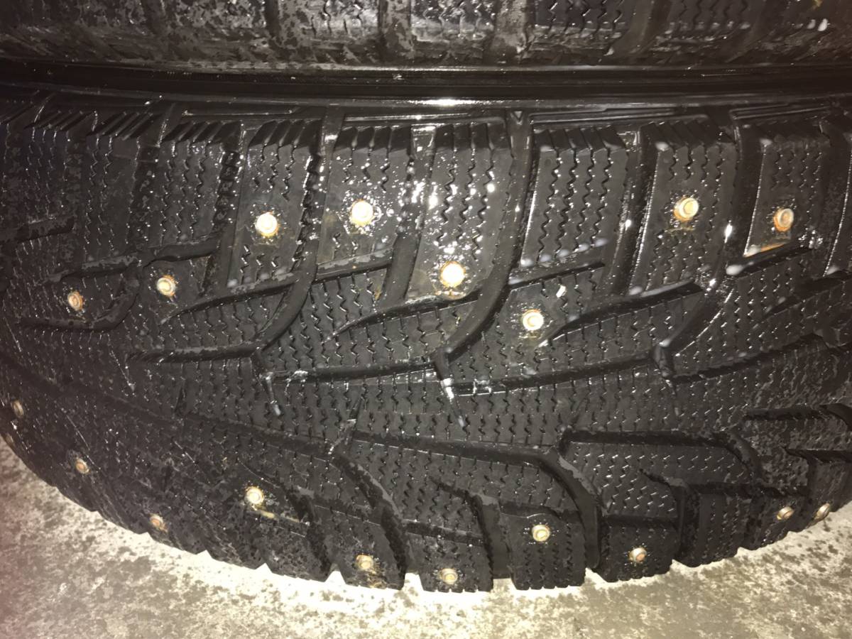 スパイクタイヤ！185/65R15ハンコックWINTER IPIKE4本セット1円スタ売