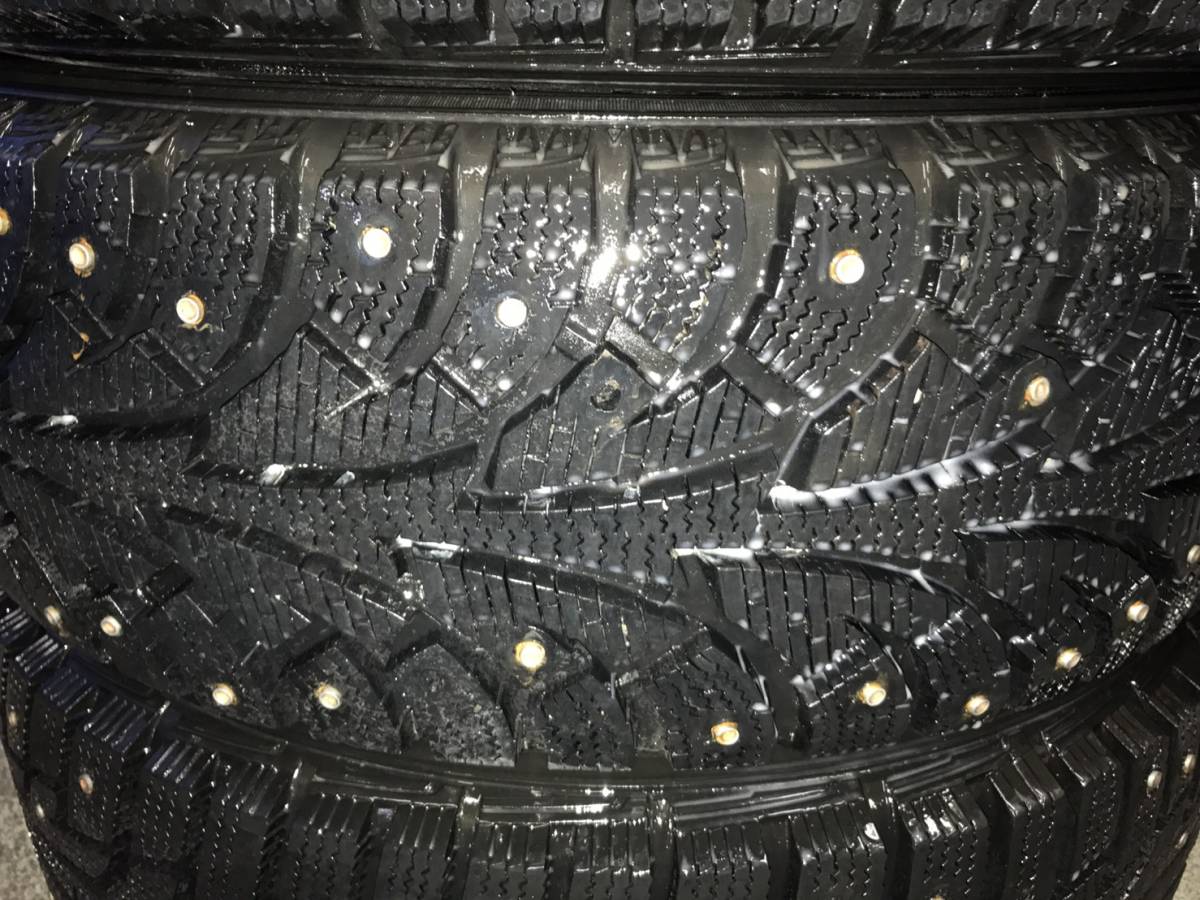 スパイクタイヤ！185/65R15ハンコックWINTER IPIKE4本セット1円スタ売