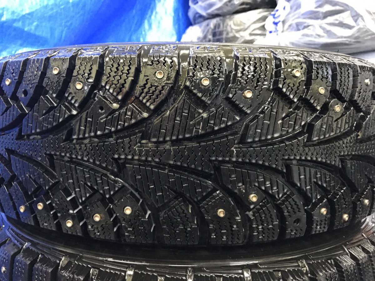 スパイクタイヤ！185/65R15ハンコックWINTER IPIKE4本セット1円スタ売