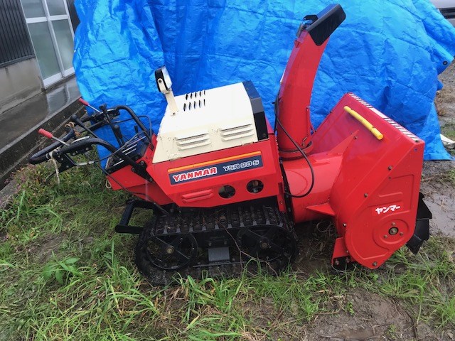 ヤンマー 除雪機 YSR90S 除雪幅約90cm 9馬力 セルスタート 動作未確認
