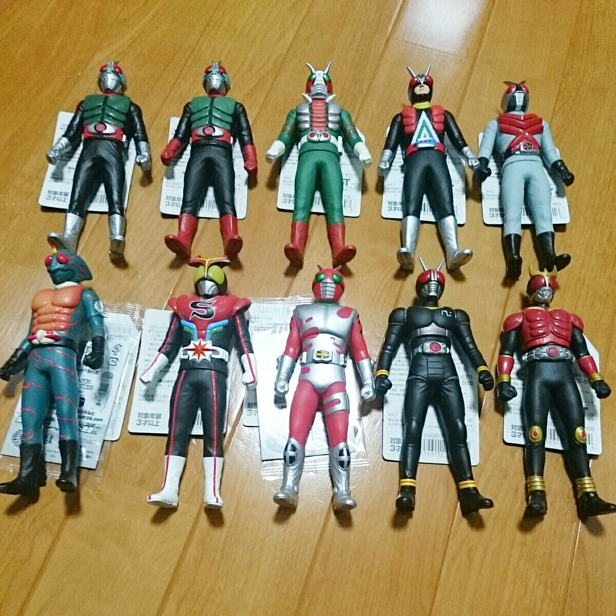 タグ付 コレクター向け ソフビ 仮面ライダー レジェンドライダー
