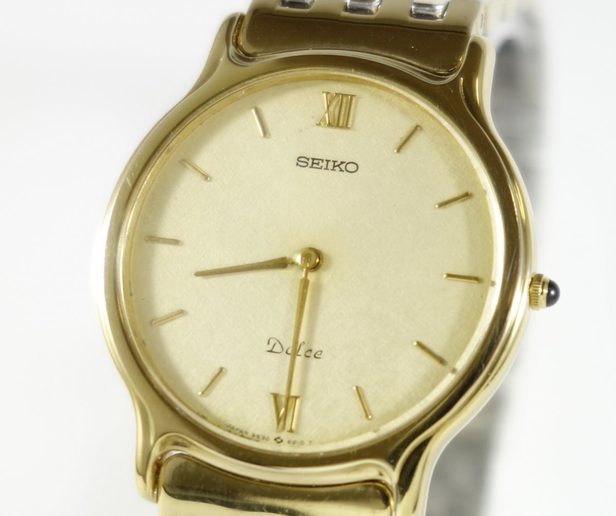 SEIKO セイコー DOLCE ドルチェ 8N41-6100 メンズ クオーツ 腕時計 