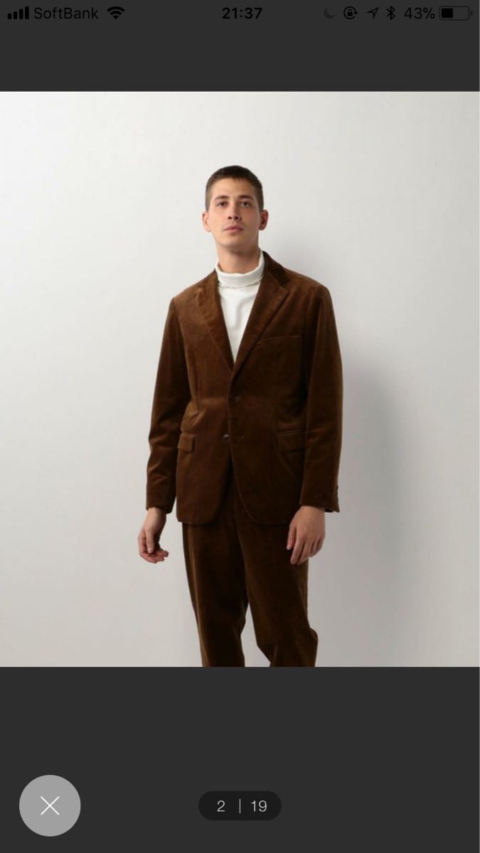 Steven Alan＞ 8WALE CORD 2B JACKET/ジャケット orslow UNUSED COMOLI 