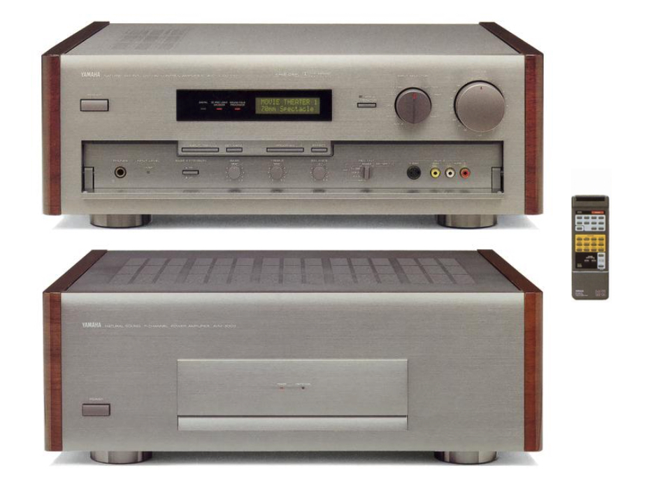 YAMAHA】【ヤマハ】 7chパワーアンプ AVM-3000 + DSP AVコントロール 