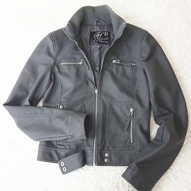 ZARA ザラ フェイクレザージャケット/シングルライダース/ブルゾン