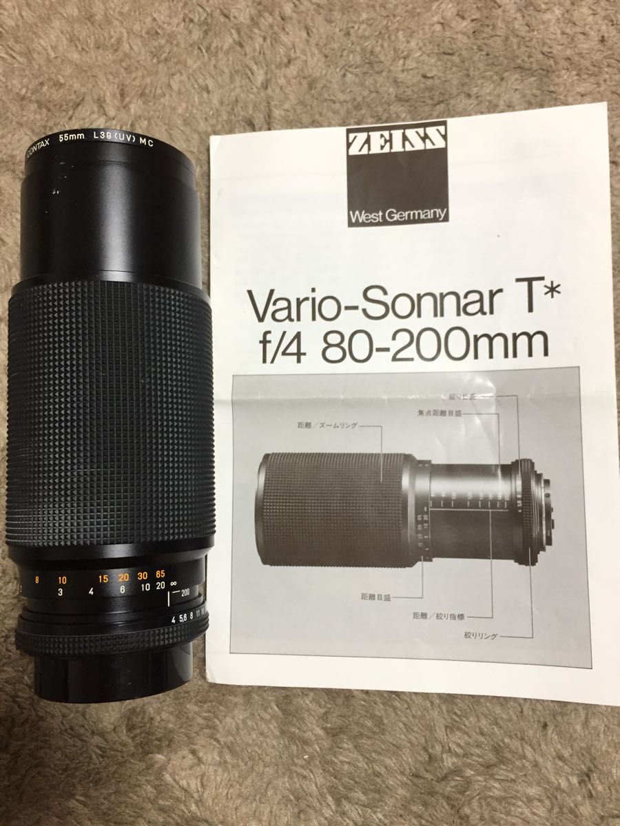 【大得価，大人気】 CONTAX Vario Sonnar T f/4 80-200mm コンタックス(ヤシカ、コンタックス)｜売買されたオークション情報、yahooの商品情報をアーカイブ公開 - オークファン ヤシカ、コンタックス