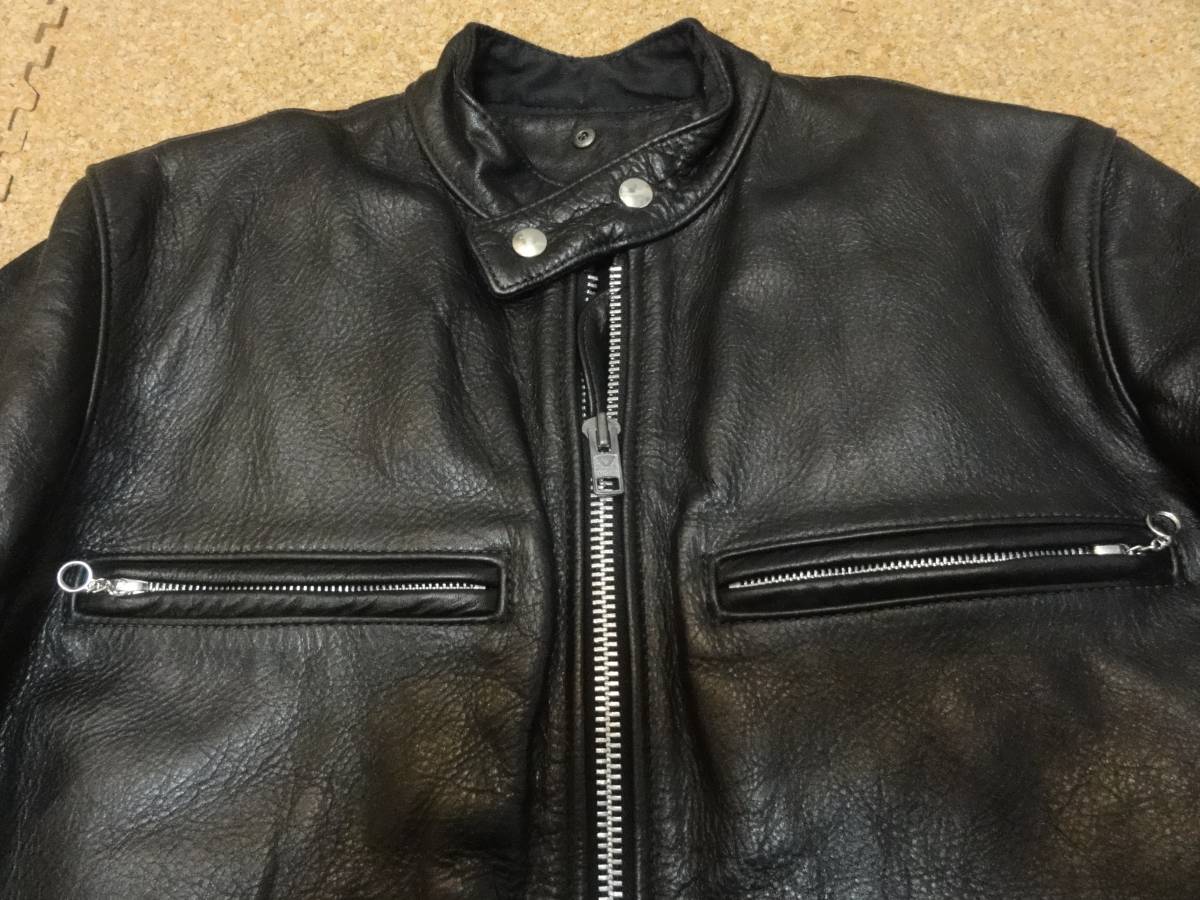 稀少 VANSON バンソン 9B MID シングルライダース バックドロップ BACK 