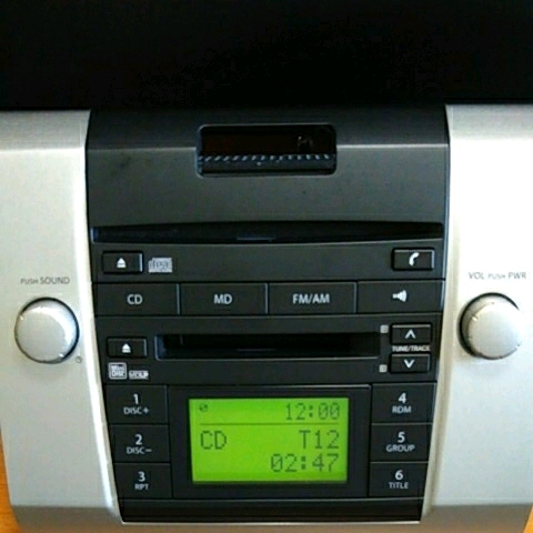 ワゴンR 純正 MH21S カーオーディオ clarion PS-4133J-A CD/MDデッキ