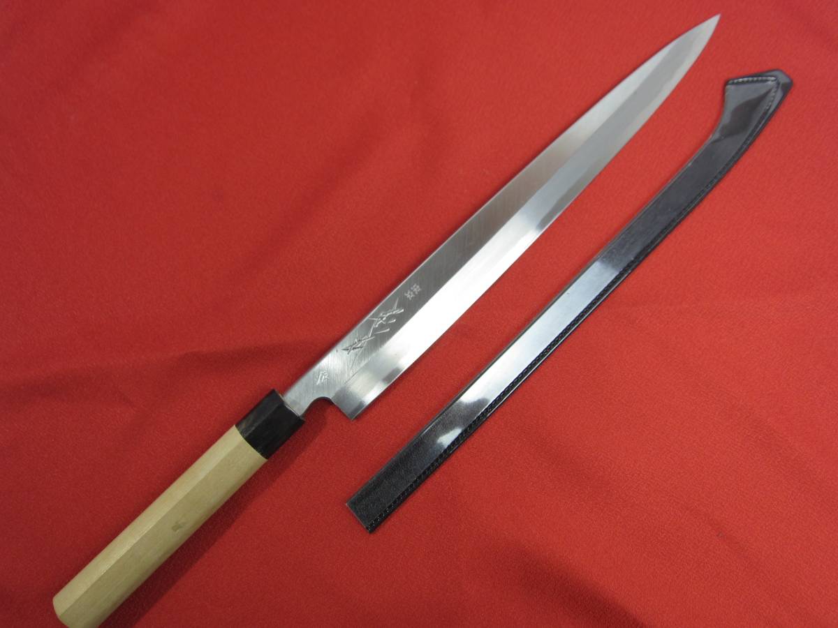 A3Z☆ 【中古品】 柳葉包丁 杉本 スギモト 刃渡り：320mm 【公式通販】