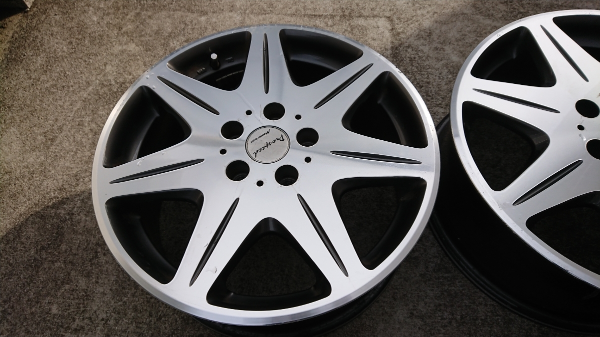 Prospeedマナレイスポーツ17インチ7J＋48PCD114.3 6穴中古アルミ 