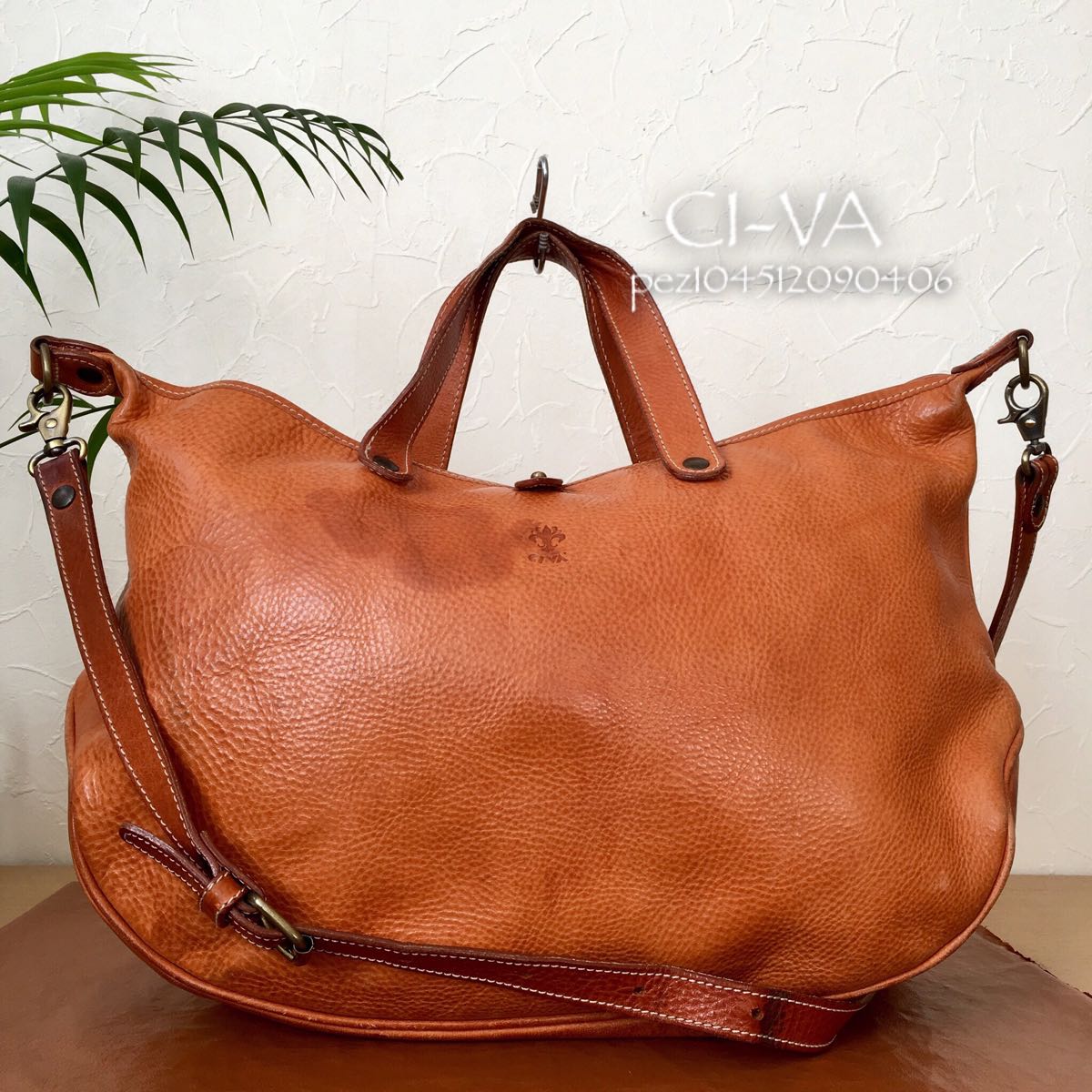 ◇完売◇ CI-VA チーバ イタリア製 定価45，360円 総本革 2way レザー 