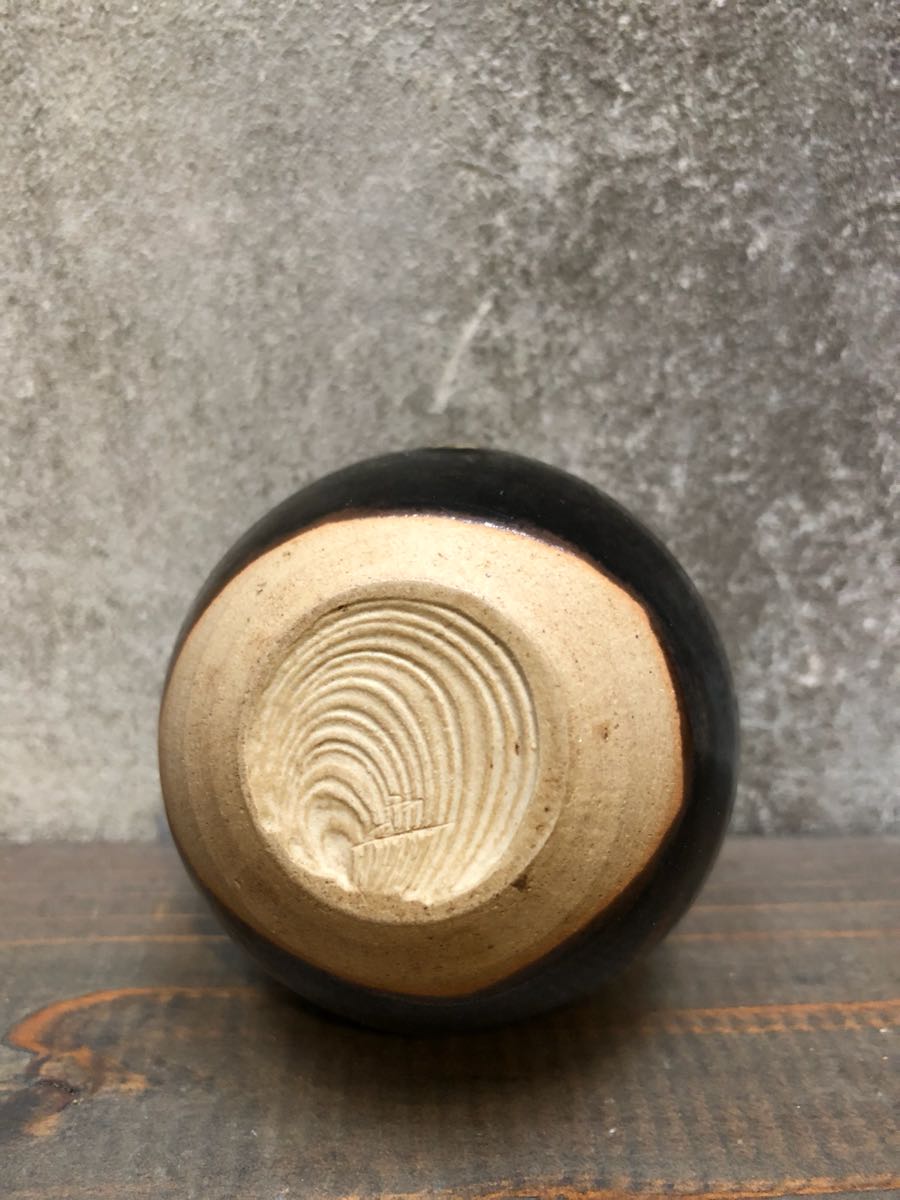 象牙蓋 桶谷定一 仕覆 文琳茶入 未使用品 共箱入