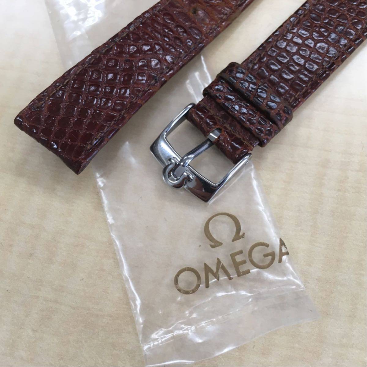 未使用・1960～70年代のストック品】【OMEGAオメガ】【純正リザード