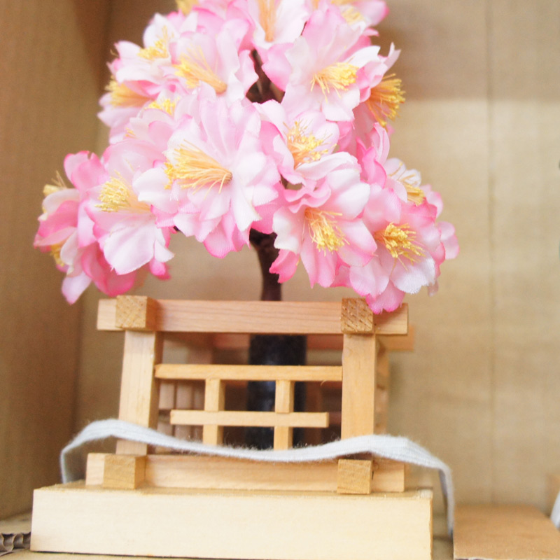 五】アンティーク 雛道具 木地漆蒔絵 箪笥 長持 鋏箱 計六点 箱付 三越