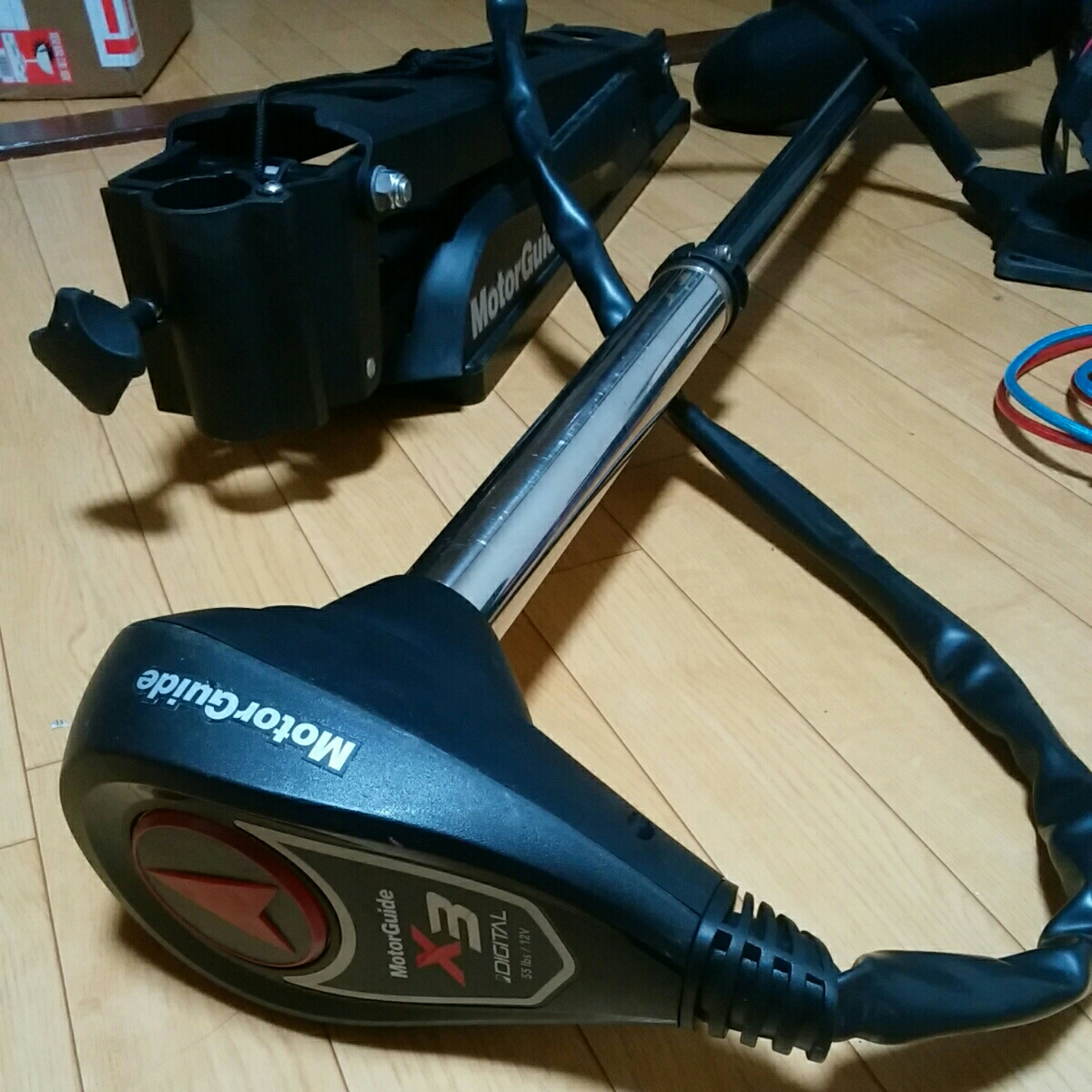 X3 モーターガイド 12V 55lbs フットコン 36インチ フットコンエレキ 