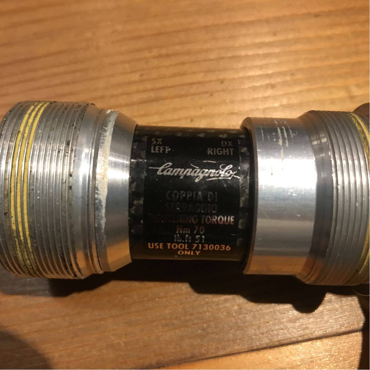 中古 カンパニョーロ レコード ボトムブラケット イタリアン 36x24t