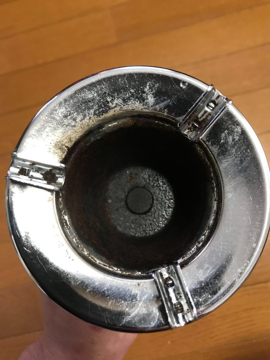 チューリップ灰皿 当時物 新品 珍しい黒 街道レーサー 旧車 当時物