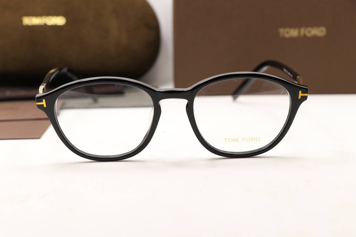 TOM TomFord トムフォード メガネフレーム TF5397 001 黒 49口19 145 