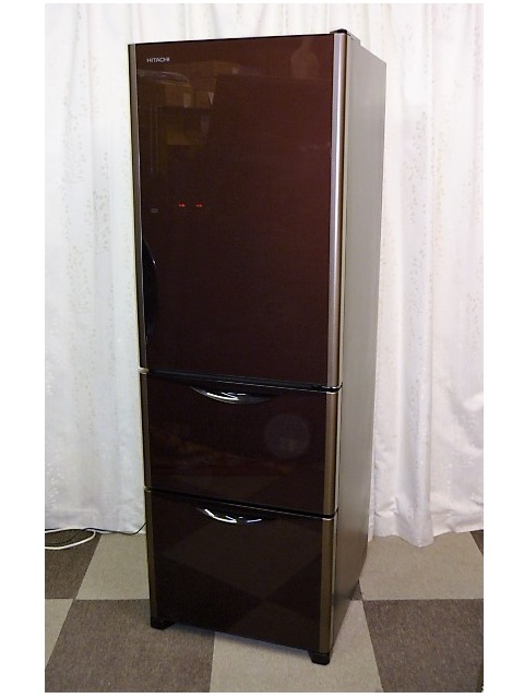 【SALE，HOT】 1円 16年製 HITACHI/日立 ３ドア冷凍冷蔵庫 375L 真空チルド まんなか野菜タイプ R-S3800GV XT(300リットル～)｜売買されたオークション情報、yahooの商品情報をアーカイブ公開 - オークファン 300リットル～
