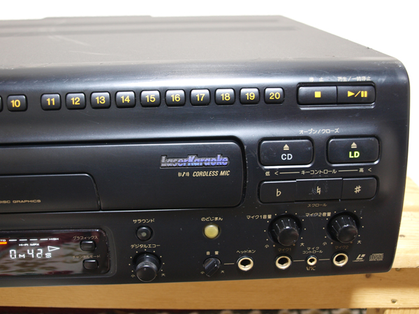 Pioneer カラオケ CLD-K8 CD 公式通販 LDプレイヤー レトロ CLD-K88G