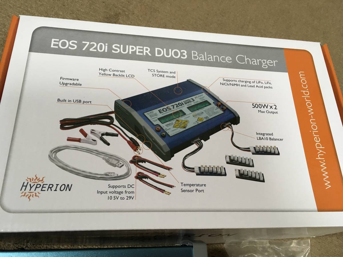HYPERION EOS 0720i SUPER DUO3 + POWER UNIT(中古) ホビーラジコン