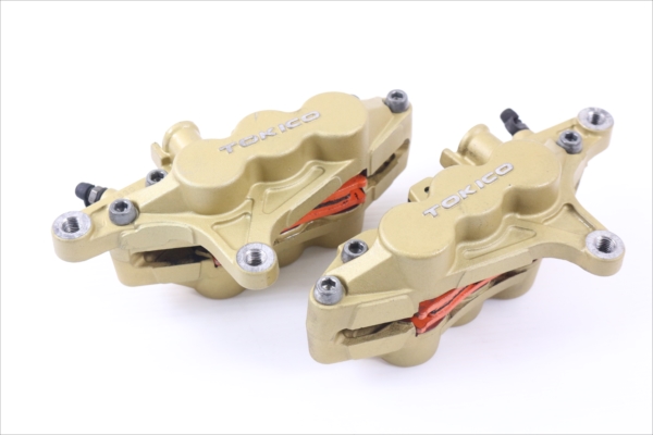 TOKICO 6potブレーキキャリパー ブレーキホース付き KAWASAKI ZRX1200R 