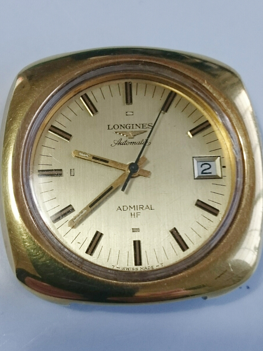 部品取り用不動LONGINES ADMIRAL HF 不動品、ジャンク品】LONGINES(ロンジン)ADMIRAL HF AUTOMATIC