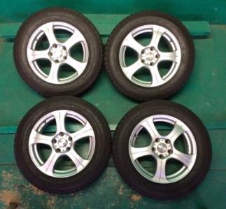 WEDS ウェッズ JOKER ジョーカー 5H 16インチ 6.5J PCD114.3 +40 冬タイヤ YOKOHAMA 205&frasl;65 4本 美品  格安 完全売切 絶版 普通車向け 人気