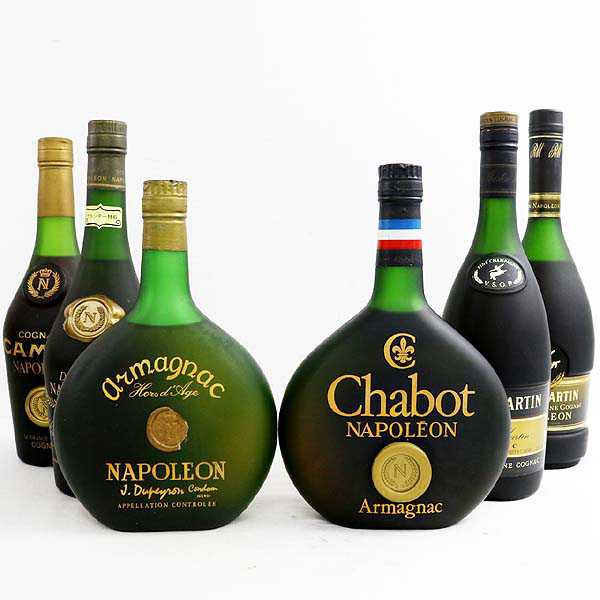 ブランデー 古酒 まとめ売り REMY MARTIN等 未開栓 6本セット ☆古酒 6本セット/ブランデー各種（レミーマルタン等）N8A1310 未開栓