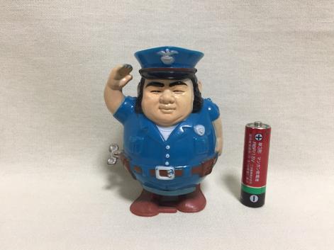 珍品！当時物 マスダヤ 大相撲力士 高見山(警察官姿) ゼンマイトコトコ