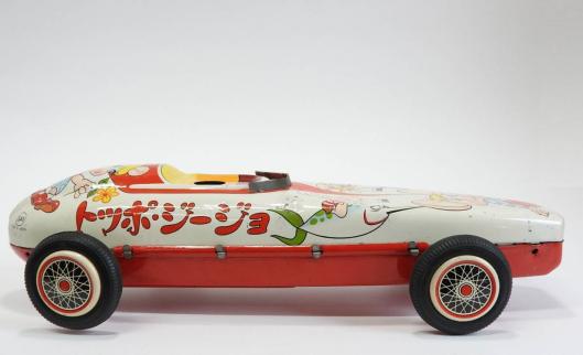 当時物 マルサン ブリキ トッポジージョ レーシングカー 自動車 玩具