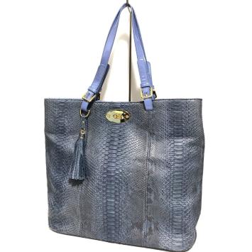 ほぼ未使用 美品 ROZEN パイソン ヘビ革 PYTHON SNAKE SKIN 大容量 