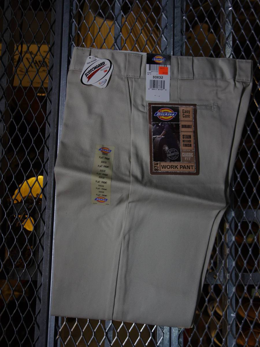 得価，新作 Deadstock Dickies 874ST ディッキーズ ワークパンツ 33&times;32(ワークパンツ、ペインターパンツ)｜売買されたオークション情報、yahooの商品情報をアーカイブ公開 - オークファン ボトムス