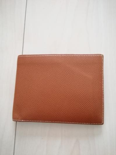 HERMES エルメス二つ折り財布ガリレイ小銭入れ付きMC2(男性用財布 