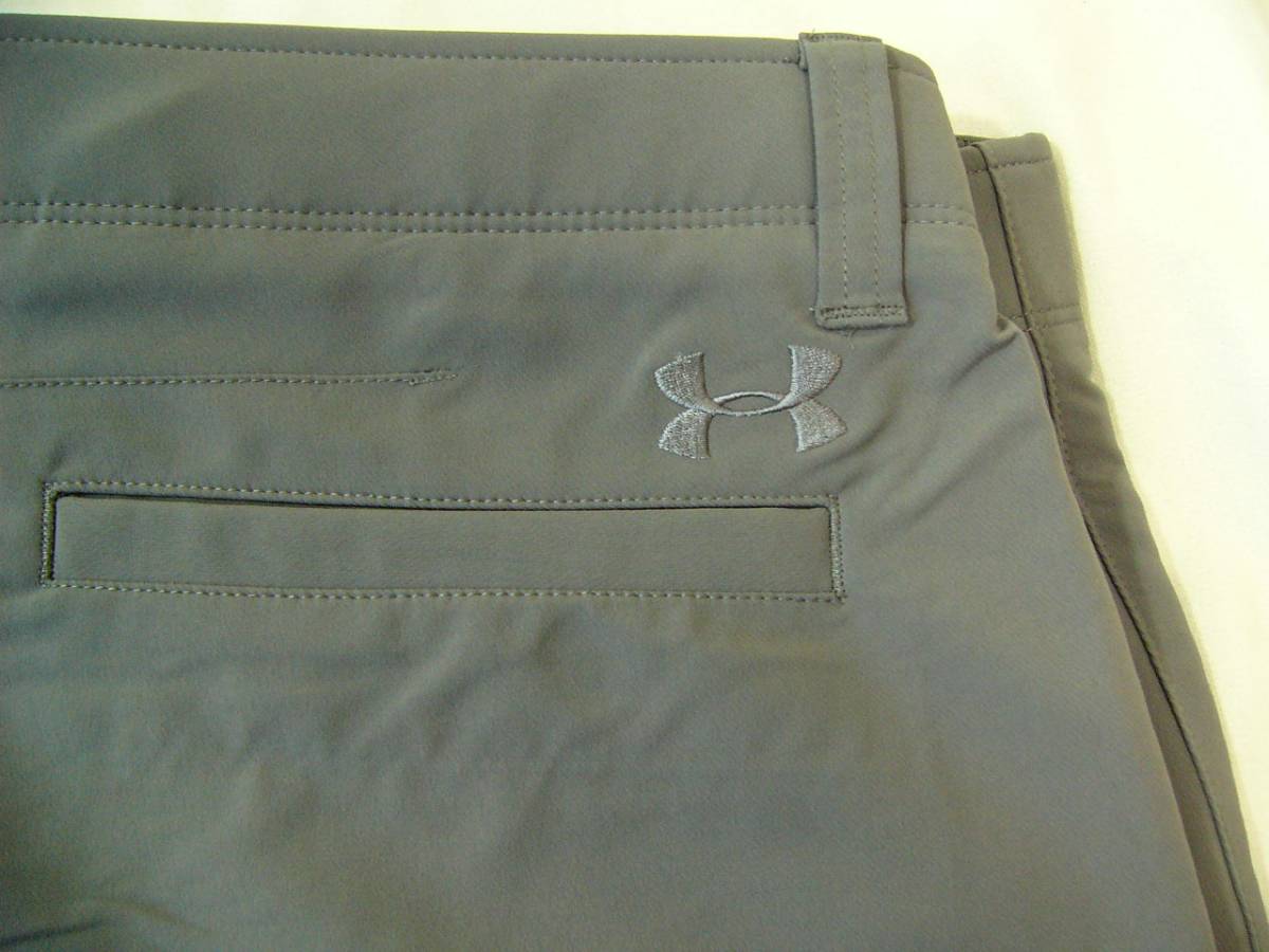 UNDER ARMOUR GOLF アンダーアーマー UPF 30 ストレッチ ゴルフパンツ 灰　92ｃｍ