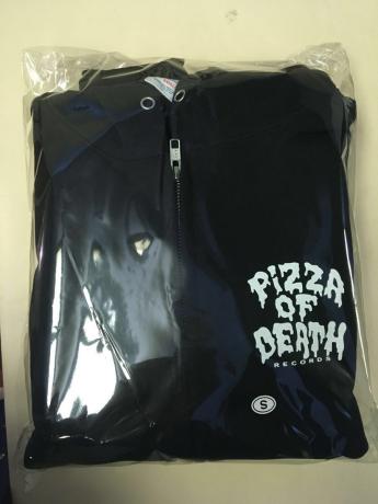黒S】PIZZA OF DEATH ピザオブデス PIZZA ZIP HOODIE ピザオブデス
